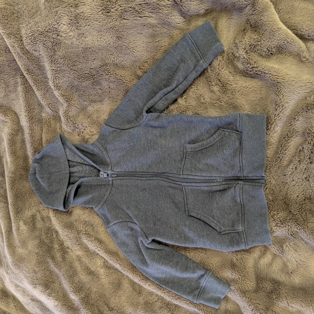 Cat & Jack Charcoal Zip-Up Hoodie